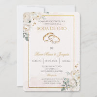 Beige Boda de oro editierbar