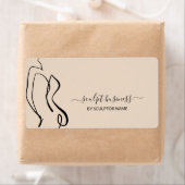 Beige Body-Skulptur - ästhetische Gestaltung moder (Insitu)