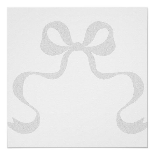 Beige Bogen Kunst Poster (Vorderseite)