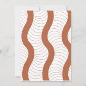 Beige Bohemisch Gevor Baby Dusche Dankeskarte (Rückseite)