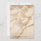 Beige Boho Frame Foto Save the Date Hochzeit Einladung (Rückseite)