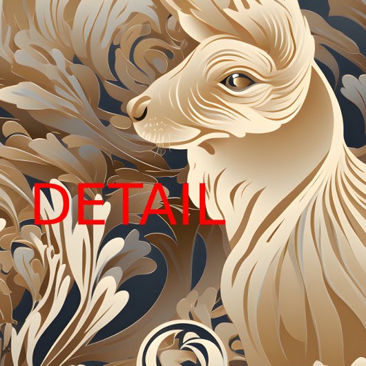 Beige BOHO Rabbit Poster