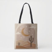 Beige Boho-Wüste Tasche (Vorderseite)