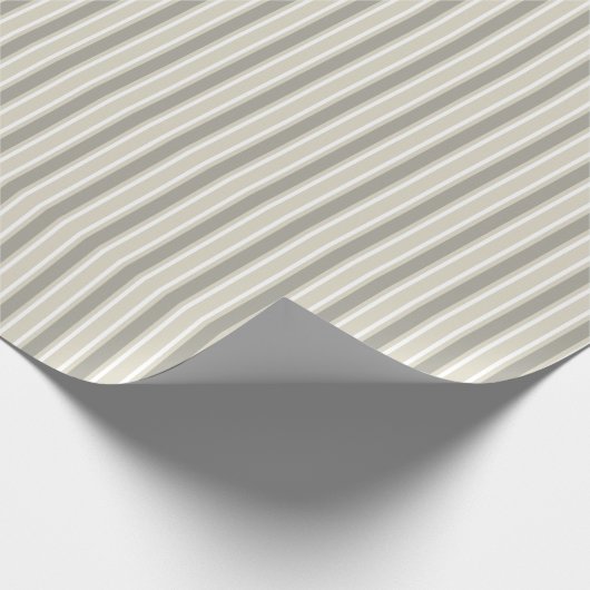 Beige Bonbons Geschenkpapier (Ecke)