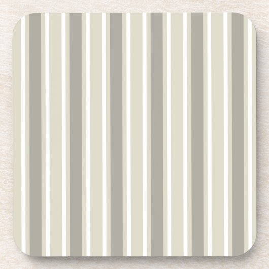 Beige Bonbons Getränkeuntersetzer (Vorderseite)