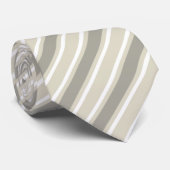 Beige Bonbons Krawatte (Gerollt)