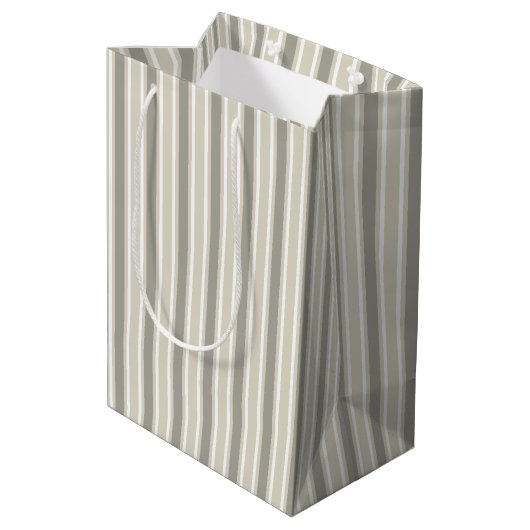 Beige Bonbons Mittlere Geschenktüte (Rückseite Schrägansicht)