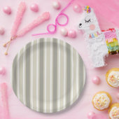 Beige Bonbons Pappteller (Party)