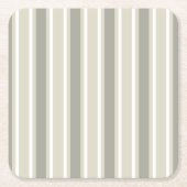 Beige Bonbons Rechteckiger Pappuntersetzer (Vorderseite)