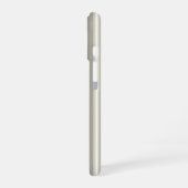Beige Bonbonstreifen iPhone 16 Hülle (Linke Seite)