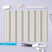 Beige Bonbonstreifen Seidenpapier (Handwerk)