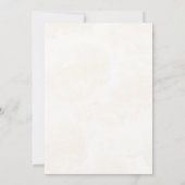 Beige Bows Balloons zum Geburtstag Einladung (Rückseite)