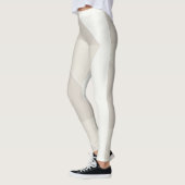 Beige Braun Farben Weiße Pastellfarben Modernes El Leggings (Links)