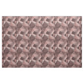 Beige, braun strukturierte Polygone Stoff (Yard (91,4 cm))