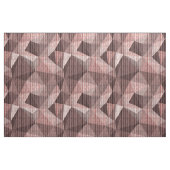 Beige, braun strukturierte Polygone Stoff (Fat Quarter (45,7 x 55,9 cm))