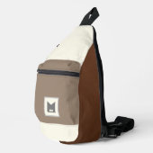 Beige braune City-Accessoires Crossbody-Tragetasch Crossbody Bag (Rechte Ecke)