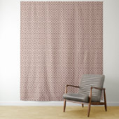 beige-braune geometrische Muster Deko Wandteppich (Beispiel)