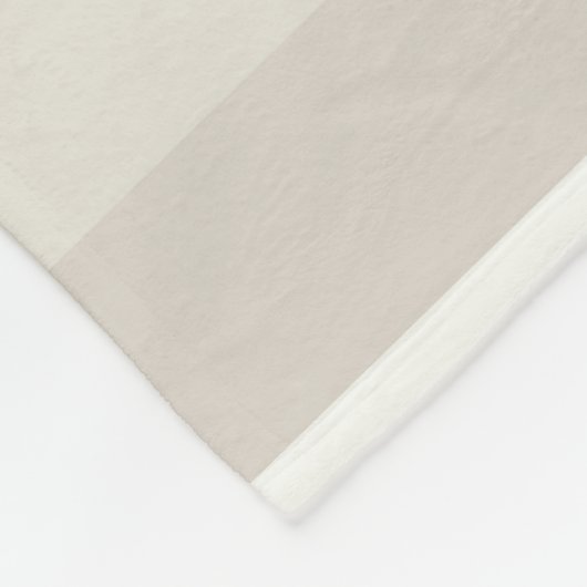Beige braune Streifen trendige Farben Moderne Vorl Fleecedecke (Ecke)