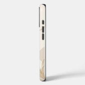 Beige Brown Aesthetic Floral Linktree Background | Case-Mate iPhone Hülle (Rückseite / Links)