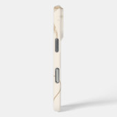 Beige Brown Aesthetic Floral Linktree Background | Case-Mate iPhone Hülle (Rückseite / Rechts)