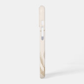 Beige Brown Aesthetic Floral Linktree Background | iPhone 16 Hülle (Linke Seite)