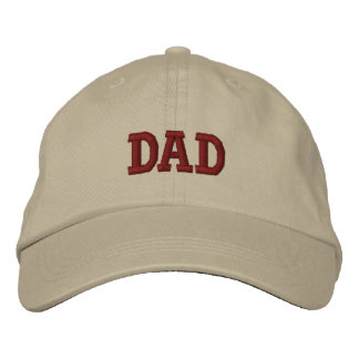 Beige Brown Daddy bestickte Baseballkappe
