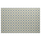 Beige Brown Gray Blue Batik Floral Star Muster Stoff (Yard (91,4 cm))