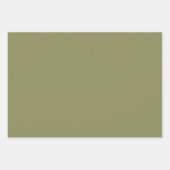 Beige Brown Green Tartan Kariertes Geschenk für Ih Geschenkpapier Set (Vorderseite 3)