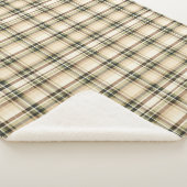 Beige Brown Green Tartan Kariertes Geschenk für Ih Sherpadecke (3/4)