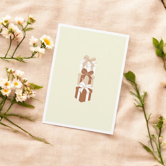 Beige Brown Holiday Geschenkboxen Festival - Marth