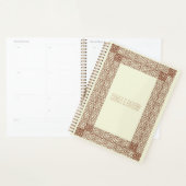 Beige Brown Islamic Geometric Two Border Wedding Planer (Anzeige)