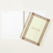 Beige Brown Islamic Geometric Two Border Wedding Planer (Anzeige)