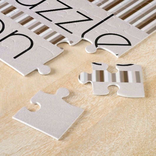 Beige Brown Jigsaw Puzzle (Seite)