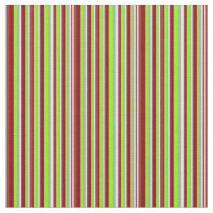 Beige, Brown, Maroon, Chartreuse & Dark Grau Stoff