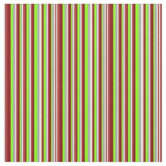 Beige, Brown, Maroon, Chartreuse & Dark Grau Stoff (Nahaufnahme)