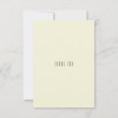 Beige Brown Rustic Islamic Geometric Single Border Dankeskarte (Rückseite)