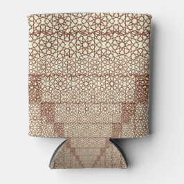Beige Brown Rustic Islamic Geometric Single Border Dosenkühler