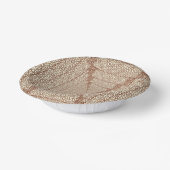 Beige Brown Rustic Islamic Geometric Single Border Pappteller (Gewinkelt)