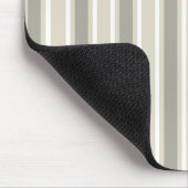 Beige Candy-Streifen Mousepad (Ecke)