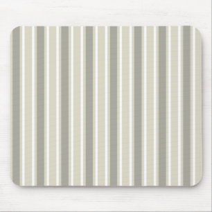 Beige Candy-Streifen Mousepad