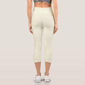 Beige Capri Leggings (Rückseite)