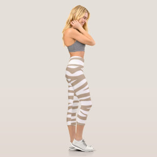 Beige Capri Leggings