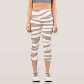 Beige Capri Leggings (Vorderseite)