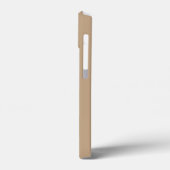 Beige Case-Mate iPhone Hülle (Rückseite / Links)