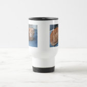 Beige Cat Reisebecher (Mittel)