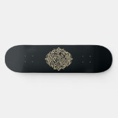 Beige Celtic Dragon Skateboard (Horizontal)