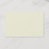 Beige Color Modern Unique Elegant Plain Simple Visitenkarte (Rückseite)