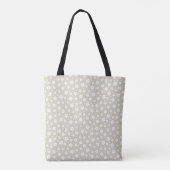 Beige Confetti Blume Bridesmaid Tasche (Rückseite)