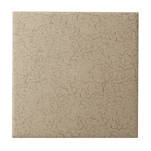 Beige Crackle Glaze Solid Color Tile Fliese (Vorderseite)