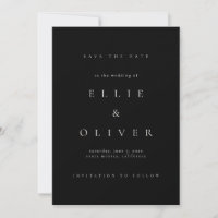 Beige Cream Elegant Boho Save the Date